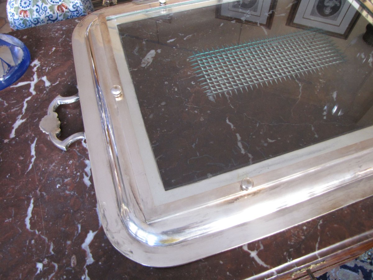 Silver-colored Metal Dish-photo-4