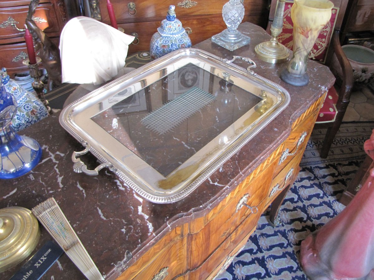 Silver-colored Metal Dish-photo-5