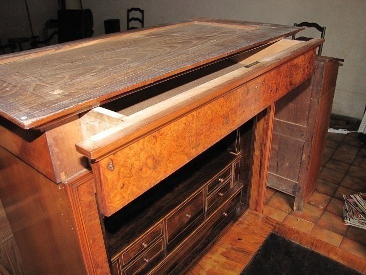 Secretaire Charles X-photo-2
