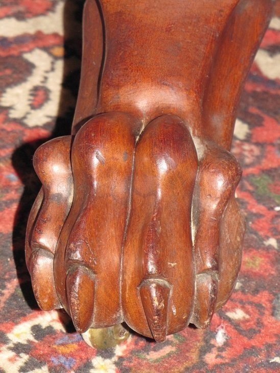 Gueridon à tête de lion-photo-3