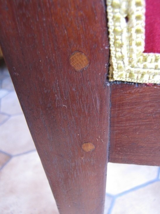 Pair Of Restoration-style Armchairs-photo-2