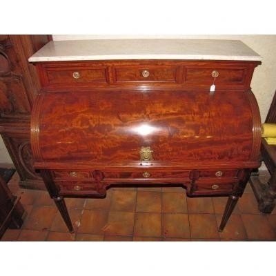 Mahogany Cylinder Desk-photo-2