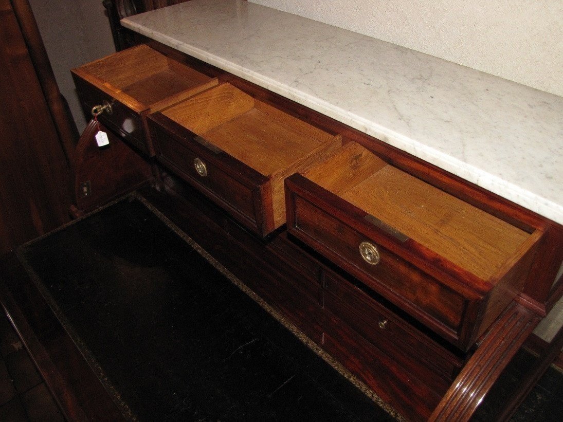 Mahogany Cylinder Desk-photo-3