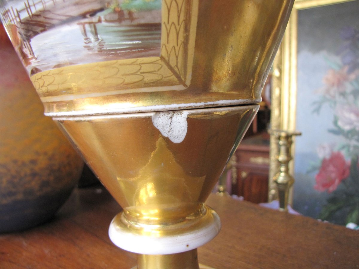 Important Pair Of Empire Vases-photo-3