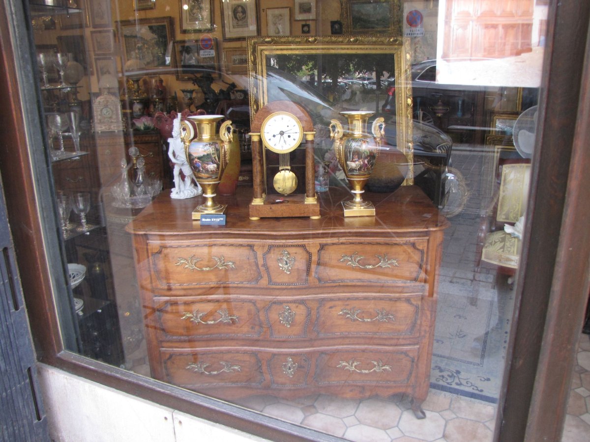 Important Pair Of Empire Vases-photo-5
