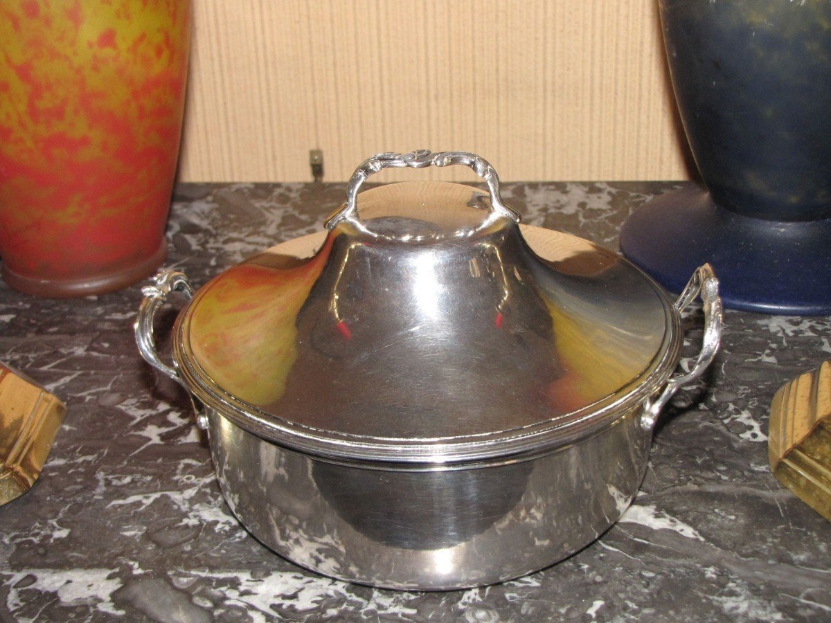 18th-century Silver Vegetable Dish-photo-3