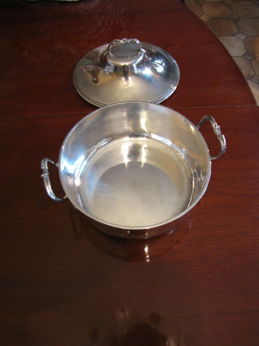 18th-century Silver Vegetable Dish-photo-4