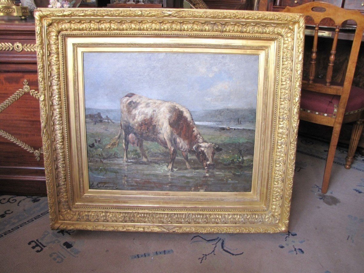 vache auu pré