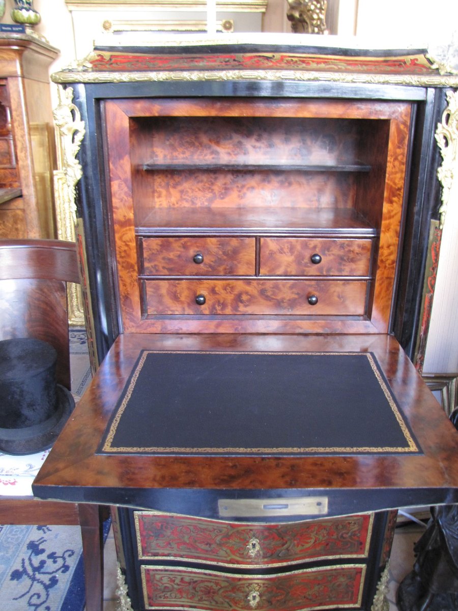 Napoleon III Ball-shaped Secretary Desk-photo-5