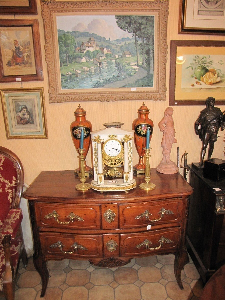 Petite commode Louis XV-photo-2