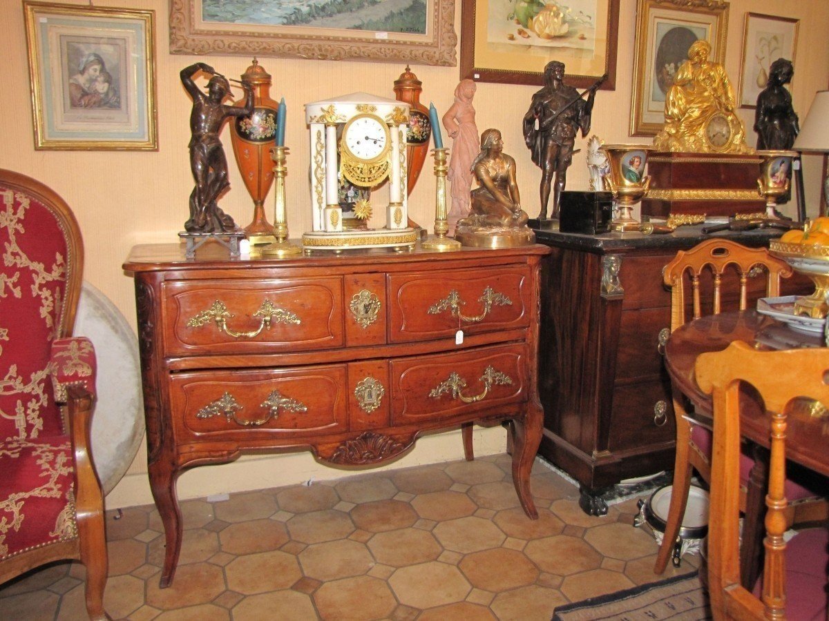 Petite commode Louis XV-photo-4