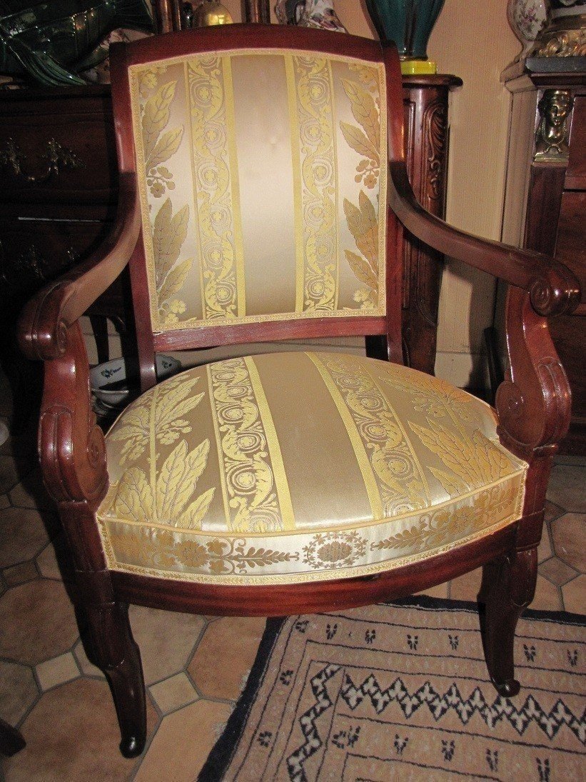 4 fauteuils Restauration-photo-4