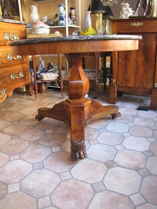 Louis Philippe Pedestal Table-photo-2