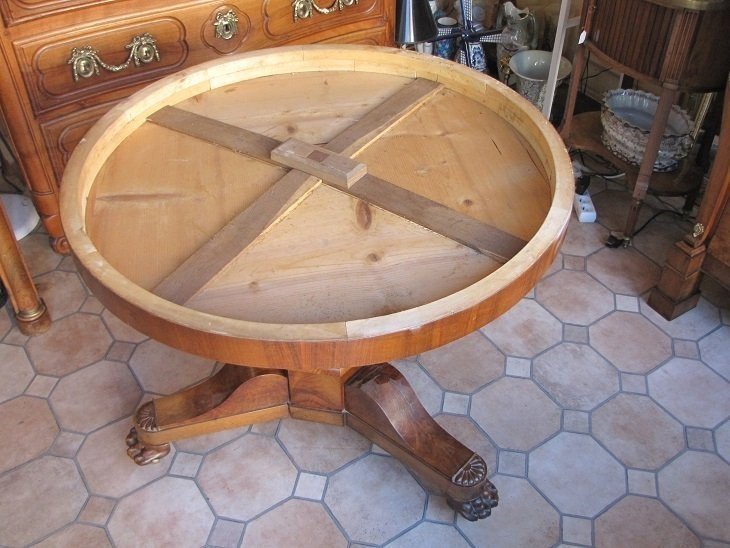 Louis Philippe Pedestal Table-photo-5