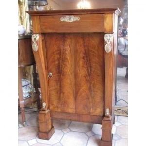 Large Walnut Bedside Table