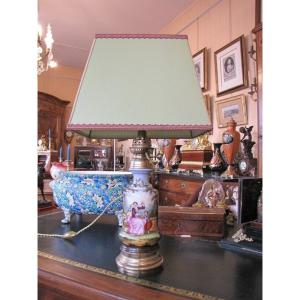 Lampe en porcelaine