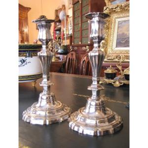 Pair Of Louis XIV Candlesticks