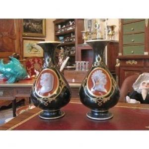 Pair Of Antique Vases