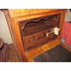 Secretaire en loupr de frêne