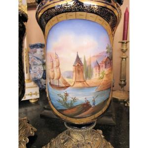 Paire de lampes à pétrole