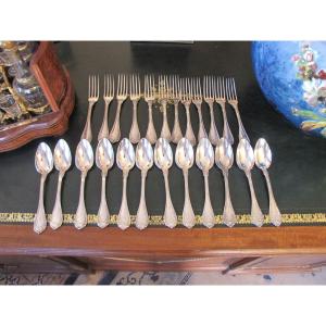 12silver Forks And Spoons