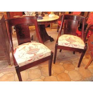 2 Empire Gondola Chairs