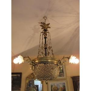 Lustre corbeille