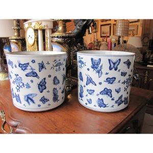 Paire de cache pots