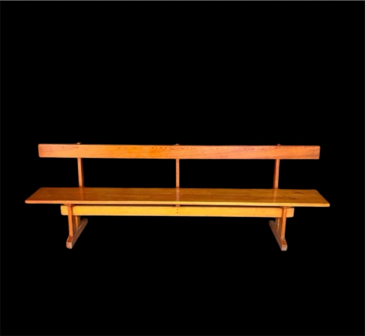 Large Pine Bench From The 60s