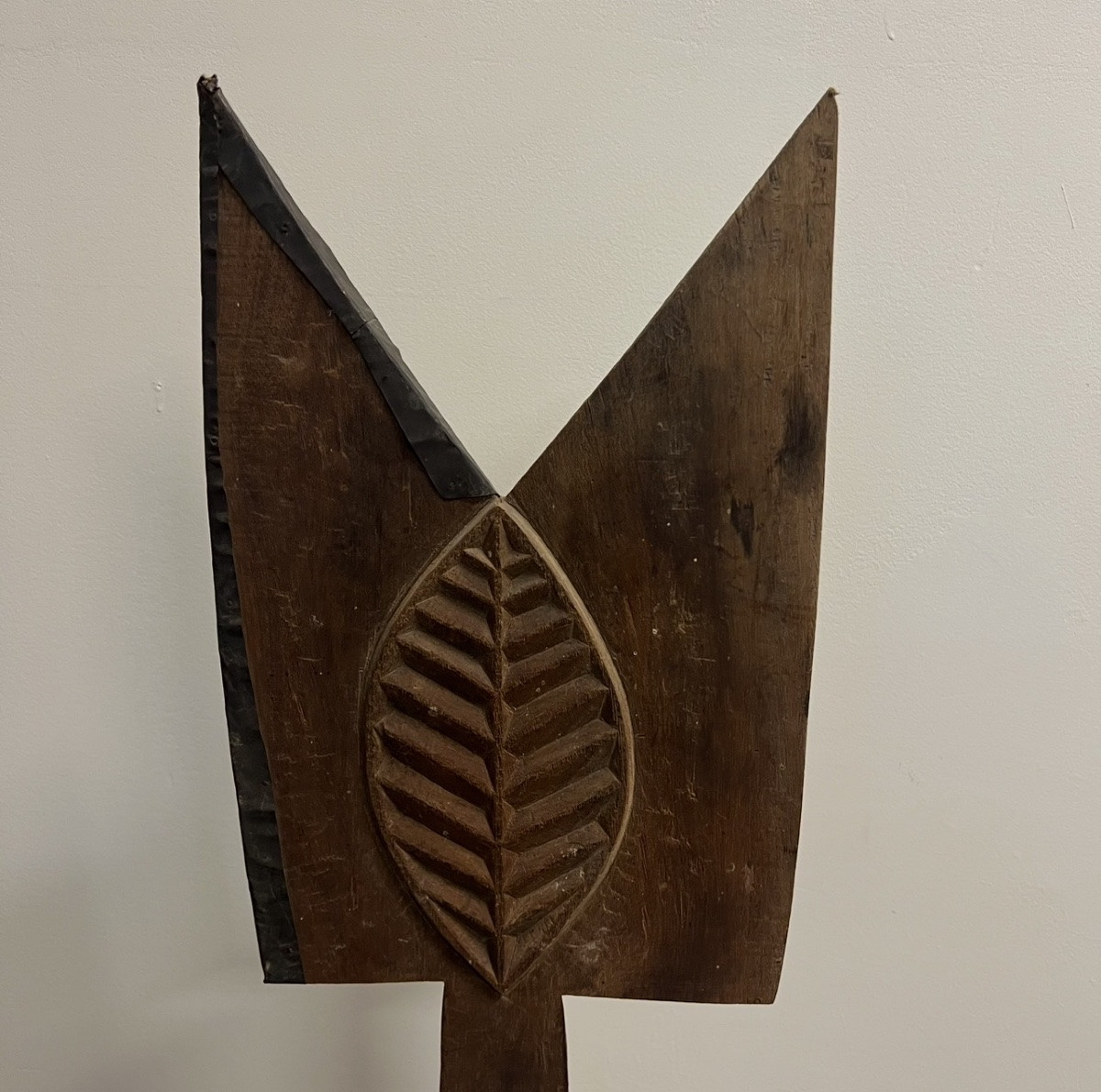 Grande sculpture en bois,inspiration Kanak-photo-3