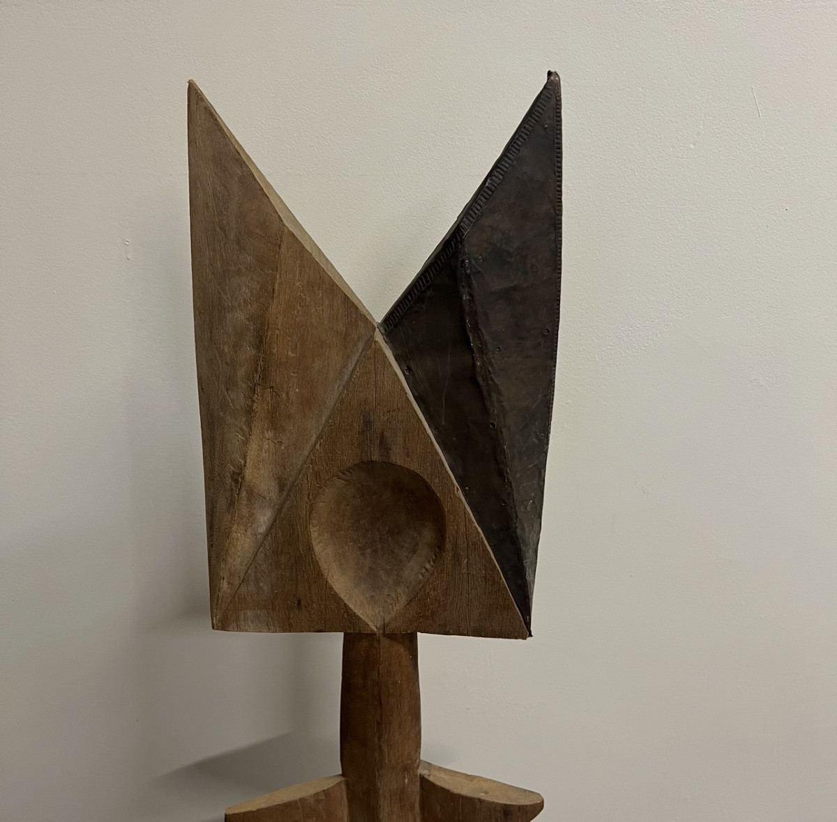 Grande sculpture en bois,inspiration Kanak-photo-4