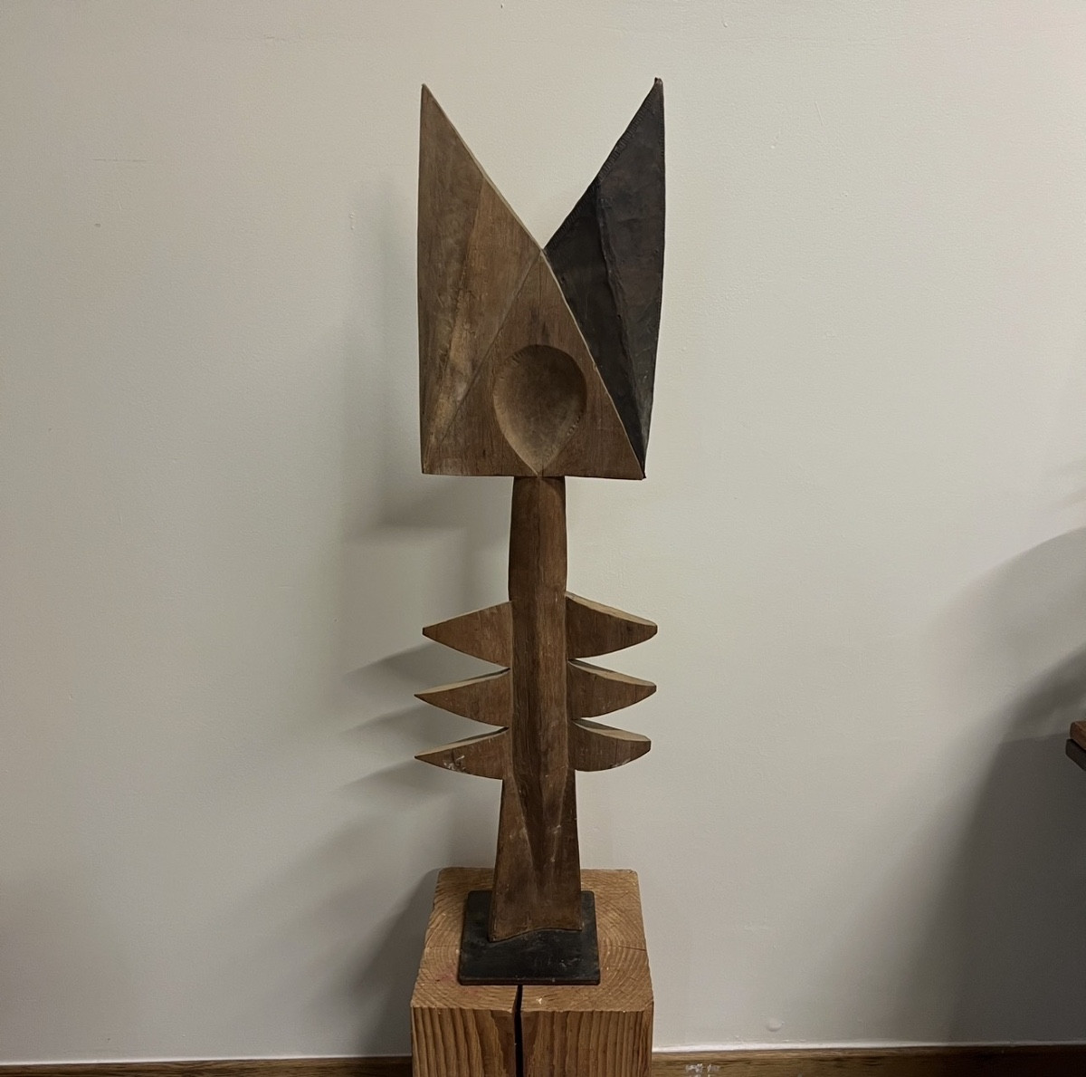 Grande sculpture en bois,inspiration Kanak