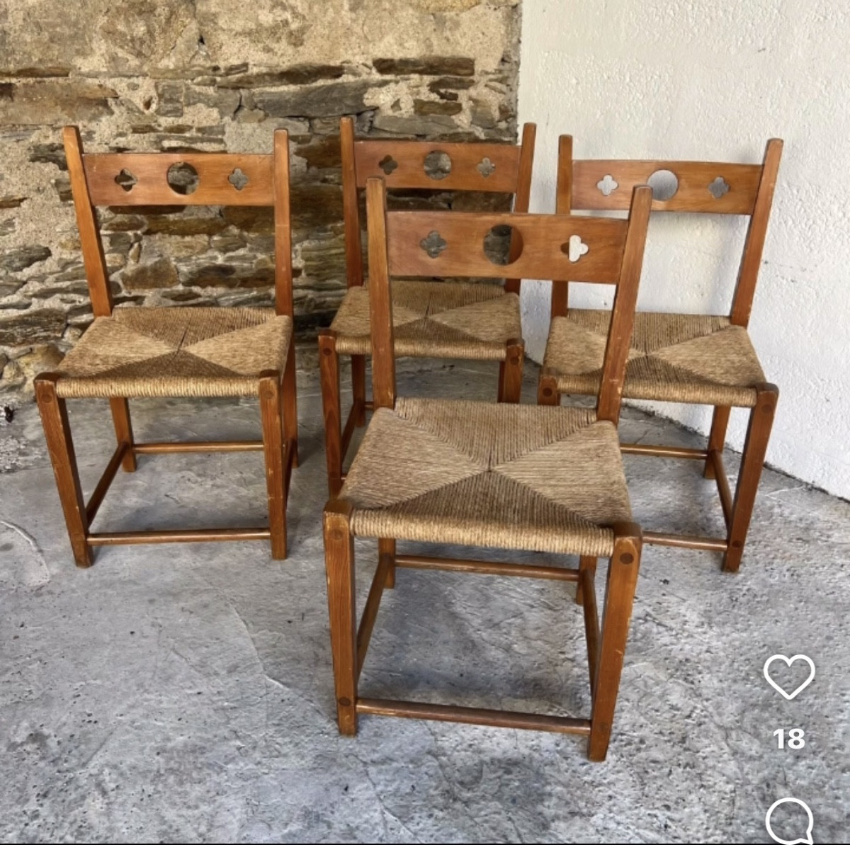 4 Scandinavian Chairs