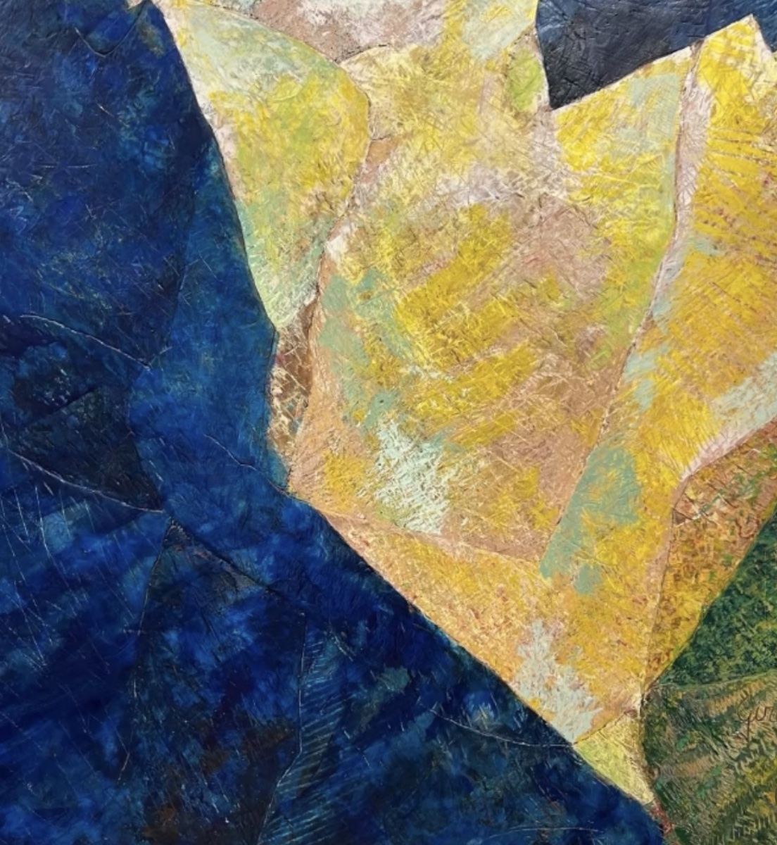 Large Oil On Panel By Franck Benoist Gironiere-photo-4