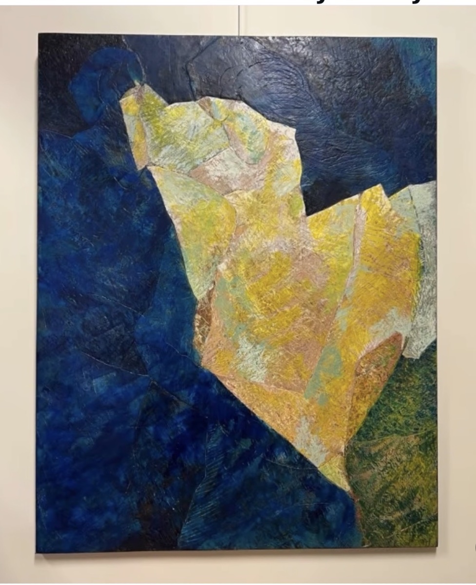 Large Oil On Panel By Franck Benoist Gironiere