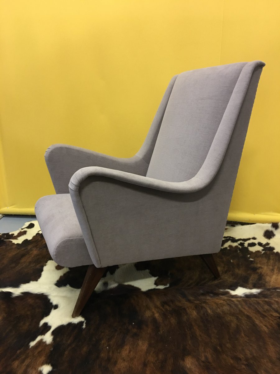 Paire De Fauteuils Italiens Des Années 1960-photo-3