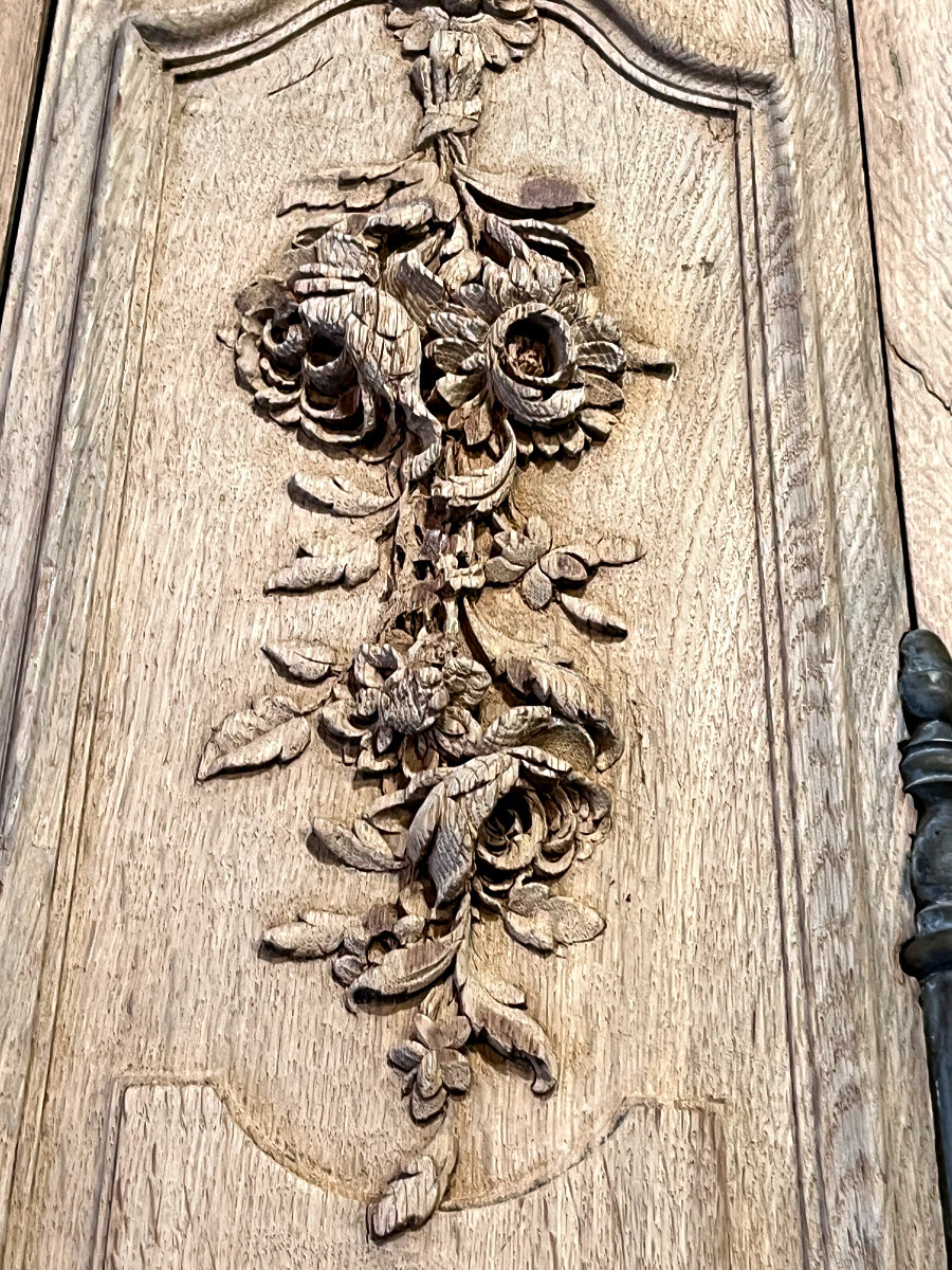 Important Oak Wood Paneled Library - 18th Century-photo-3