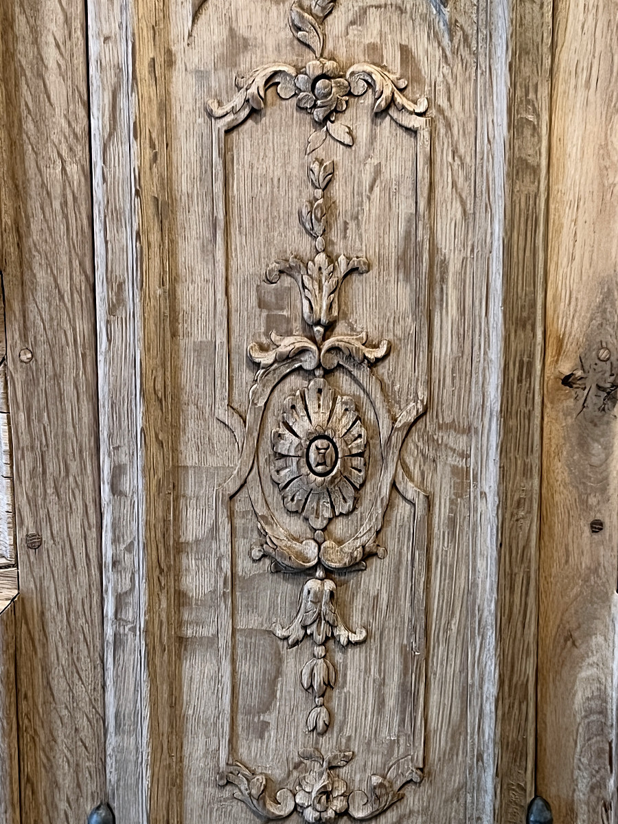 Important Oak Wood Paneled Library - 18th Century-photo-4