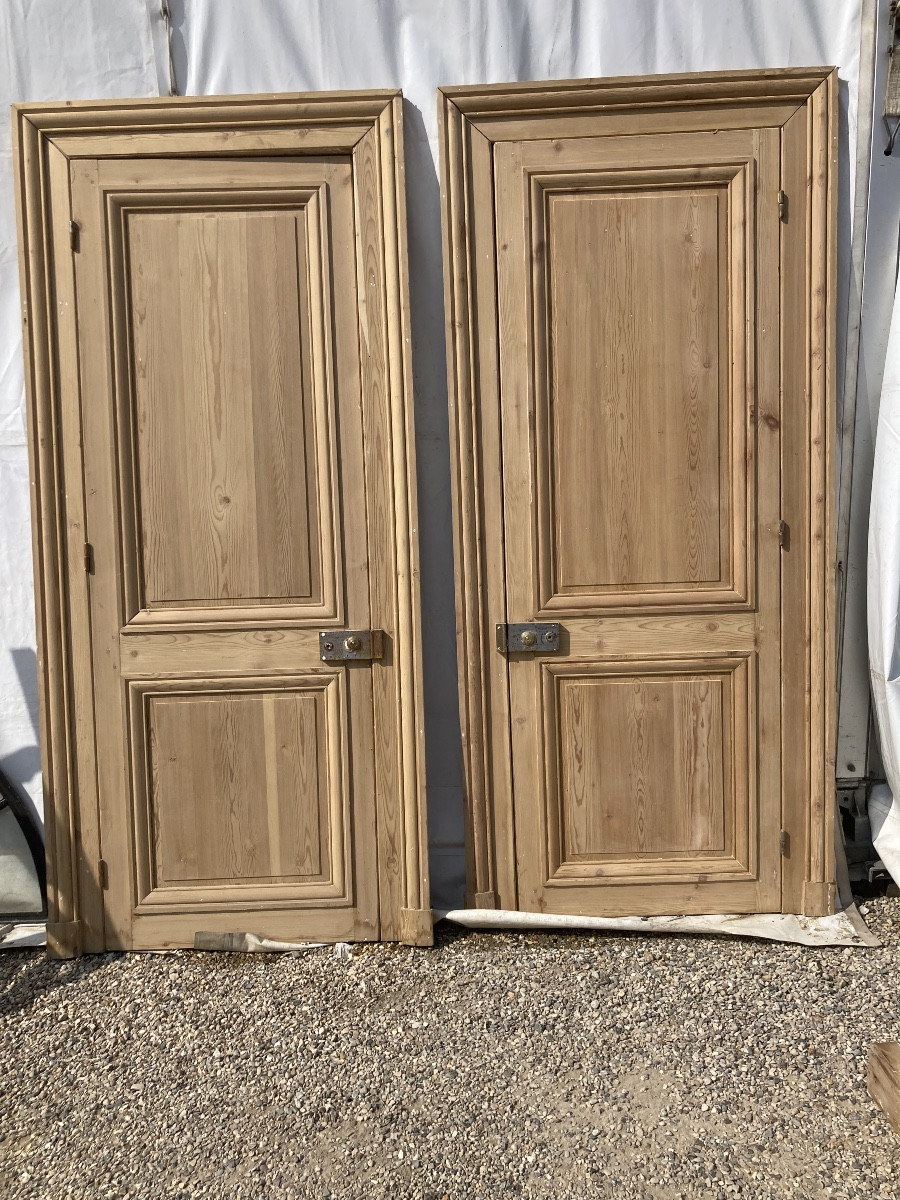 Pair Of Double-sided Communication Doors