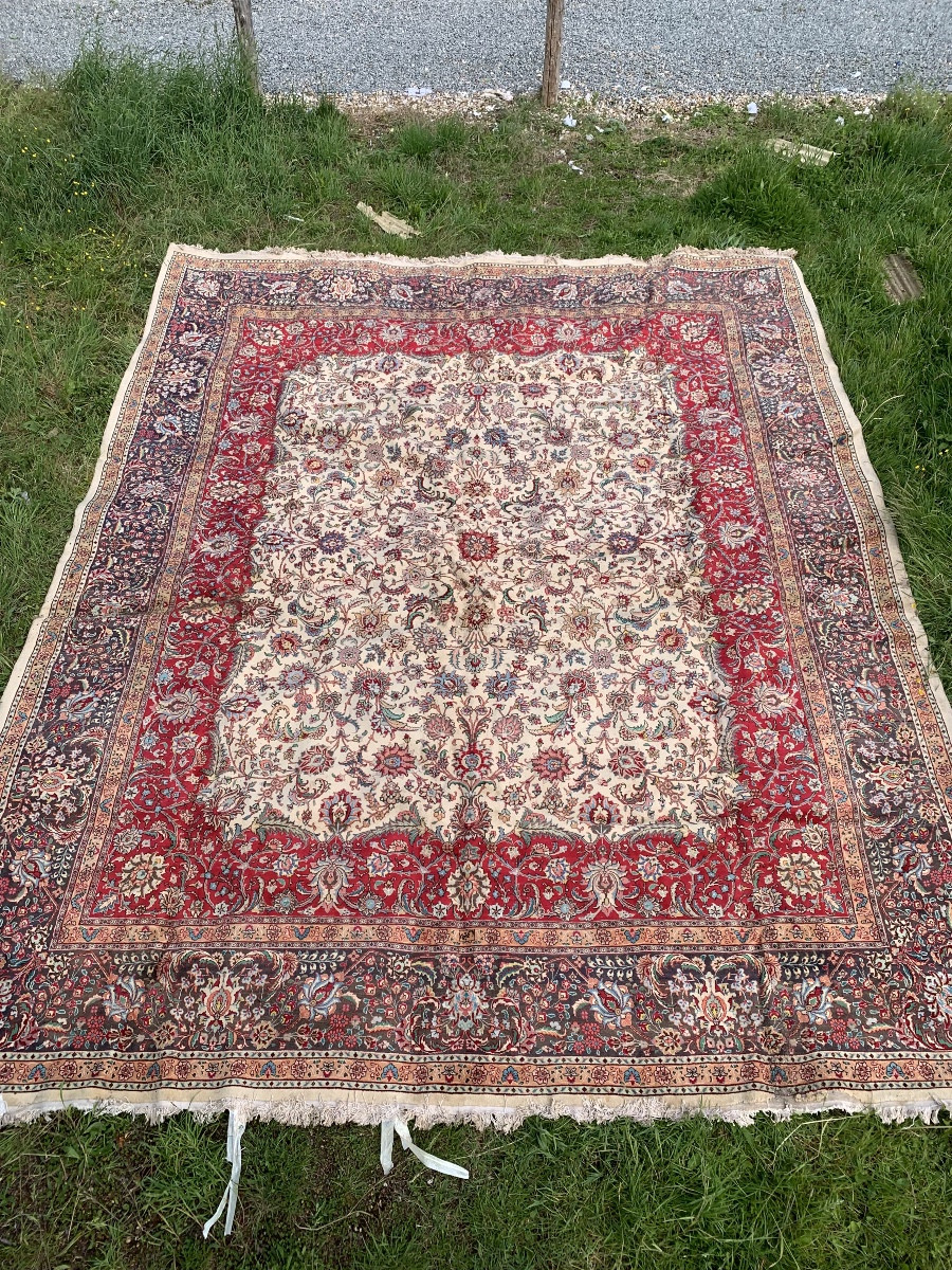 Oriental Rug, Iranian, Tebriz Region, 540 By 430 Cm