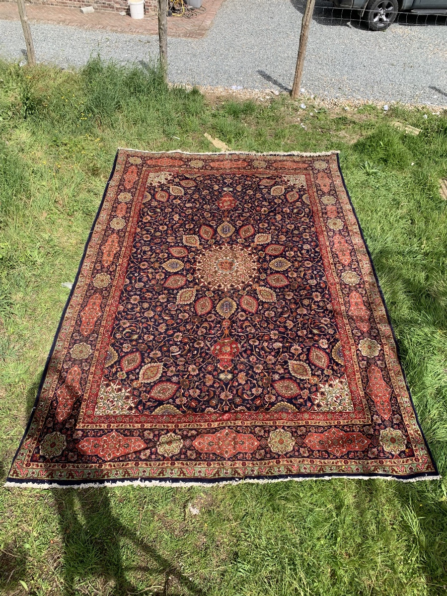 Important tapis iranien, Région de Tebriz. 515 x 350 cm