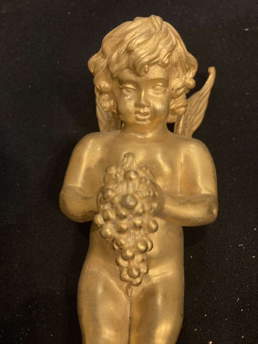 A Lovely Pair Of Bronze Wall Sconces-photo-2