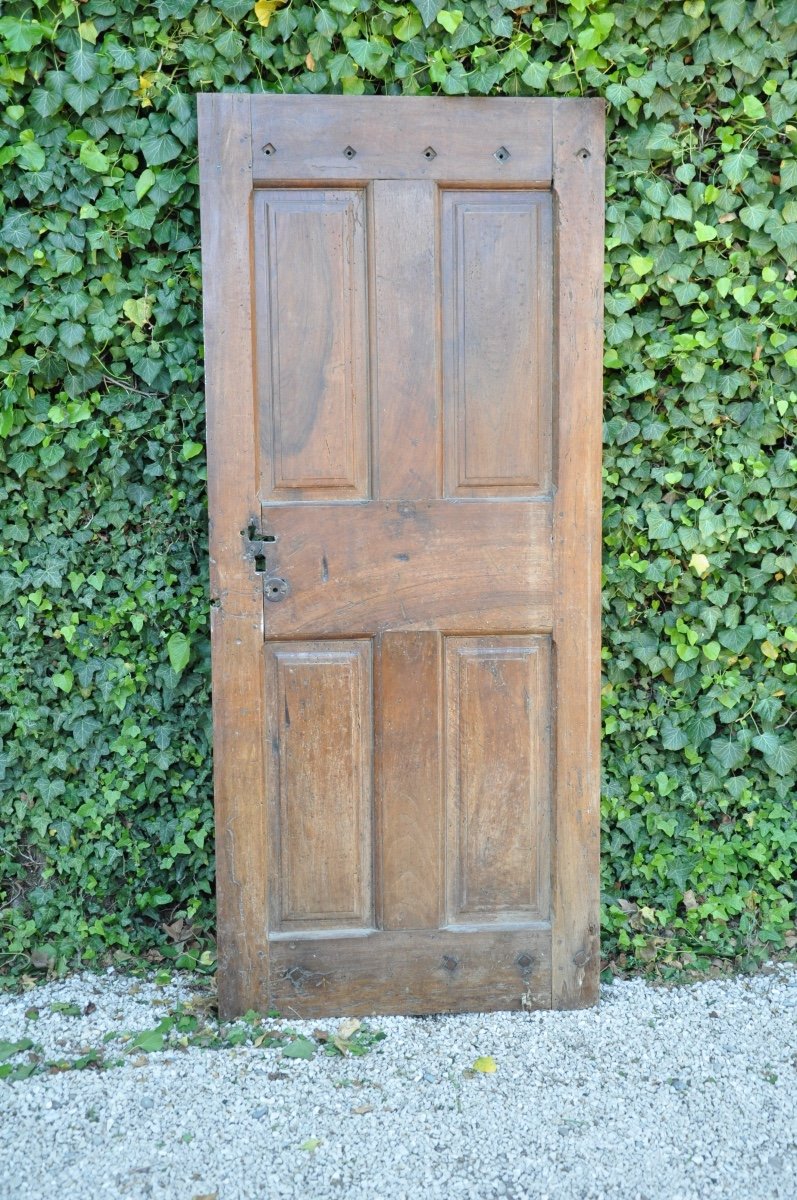 Provençal Communication Door In Walnut Eighteenth Century 