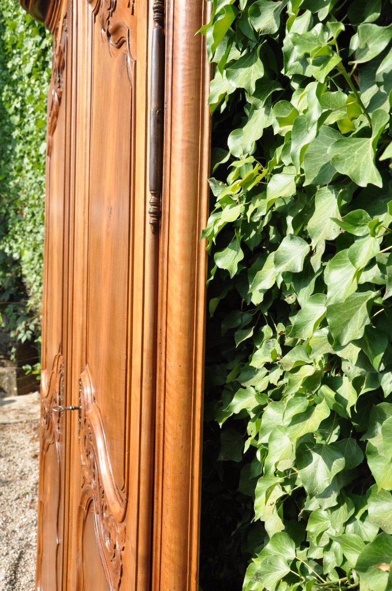 Door Old Woodwork Provençal Facade In Walnut-photo-4