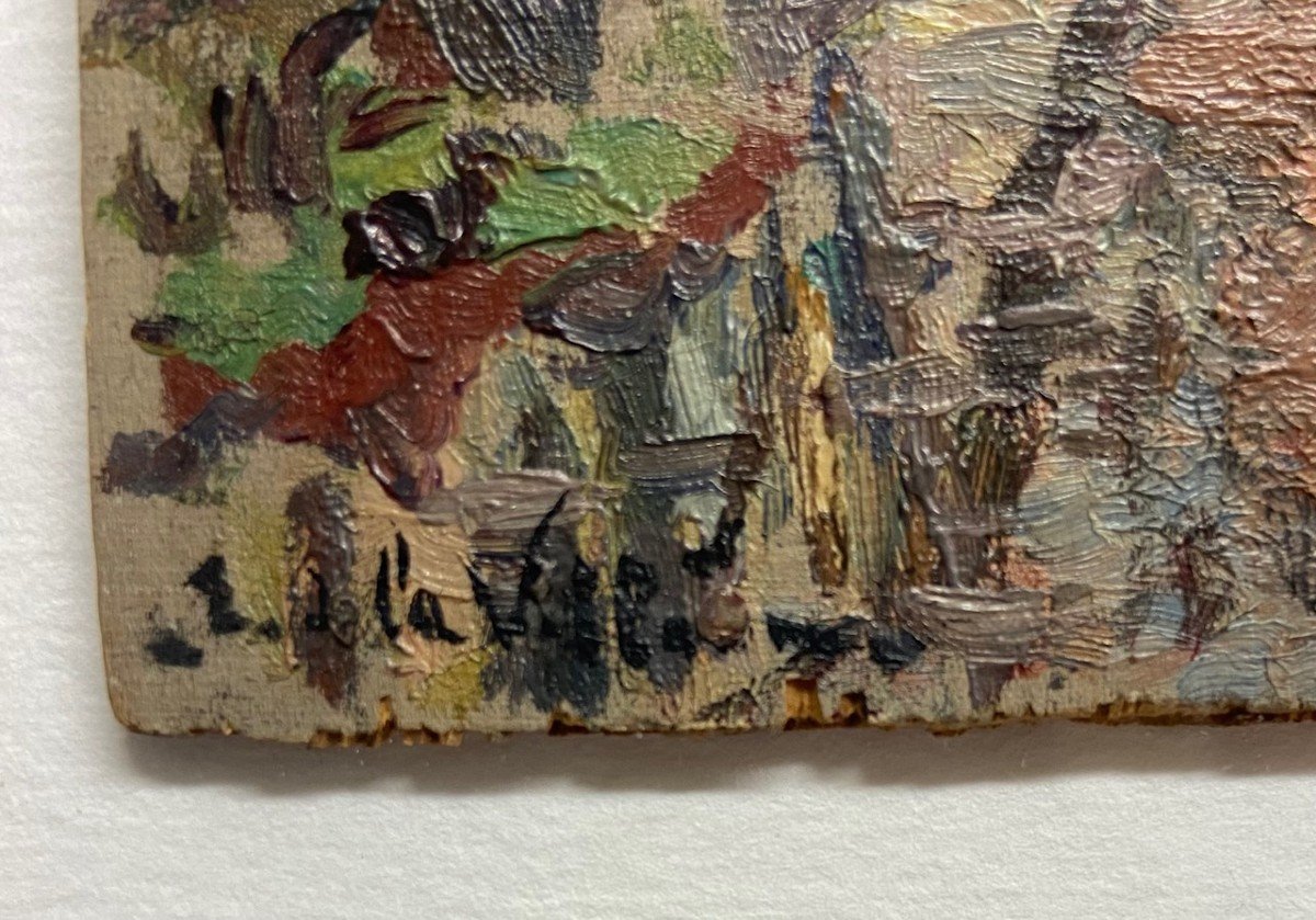 Emmanuel De La Villéon, Landscape At The River-photo-2