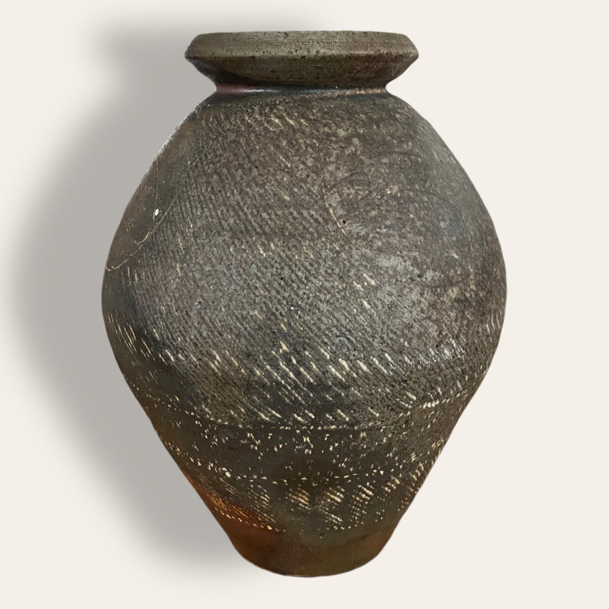 Steen  Kepp, Grand Vase En Grès De La Borne-photo-3
