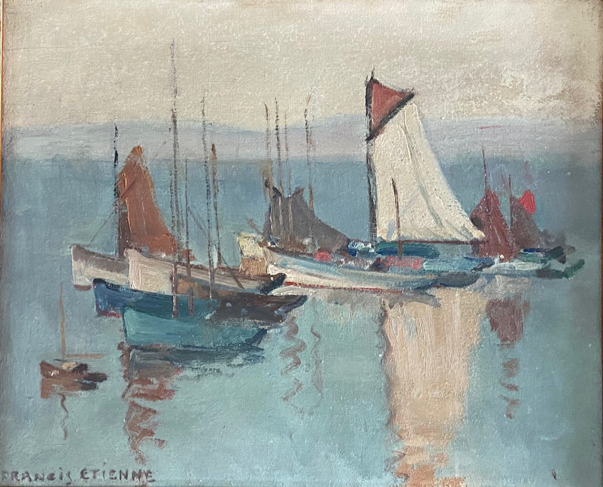 Francis Etienne, Fishing Boats. In Brittany?-photo-2