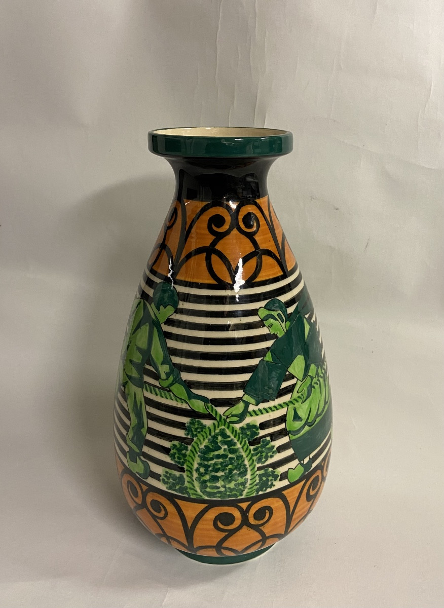 Paul Fouillen Vase, Quimper