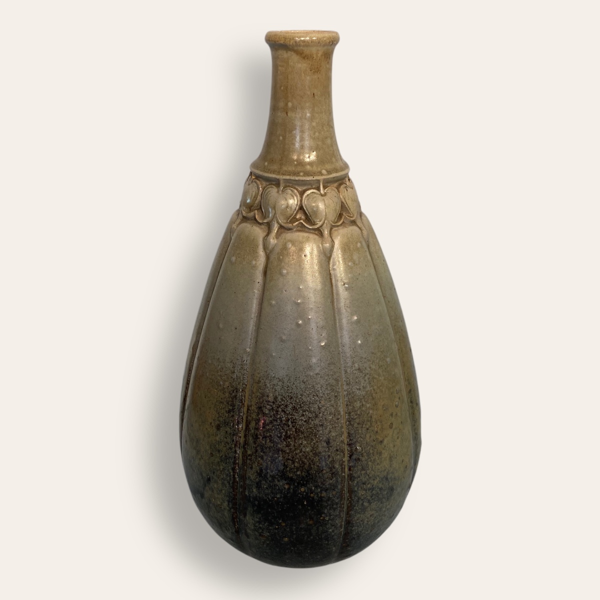 Pierrefonds, Rare Art Nouveau Vase, Playing And Dupagny-photo-3