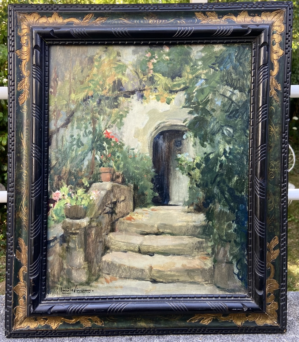 Emile Simon, le perron fleuri-photo-2